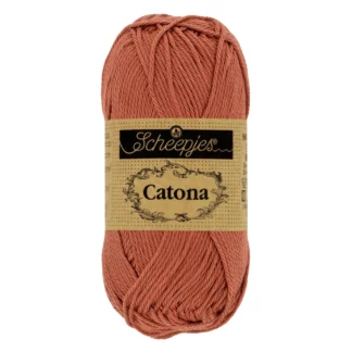 Scheepjes Catona 50g 504 Brick Red