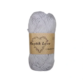 Algodões Selva Rustik Love 50g 084 Lunar Rock