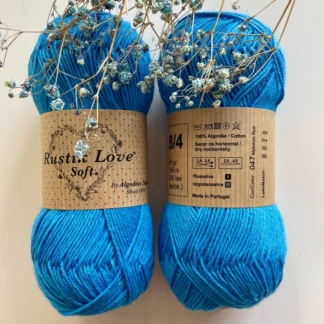 Algodões Selva Rustik Love Soft 50g 047 Mykonos Blue
