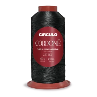 Círculo Cordonê 100g 8990 Preto