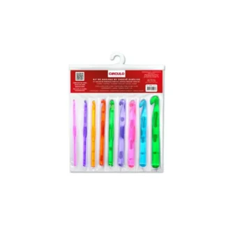 Kit Circulo Agulhas Croché Acrílico