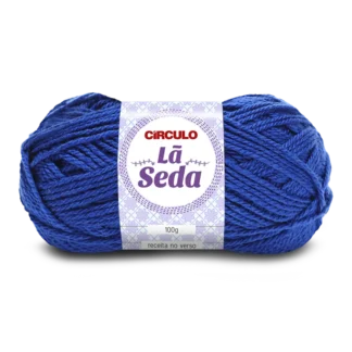 Círculo Lã Seda 100g 2550 Azul-Bic