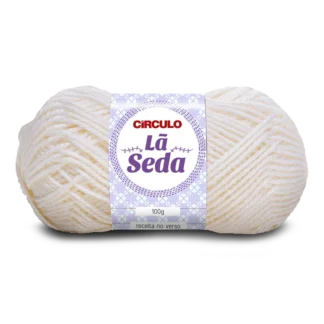 Círculo Lã Seda 100g 8001 Branco